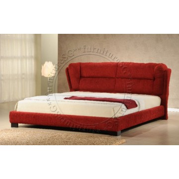 Faux Leather Bed LB1145 - RED
